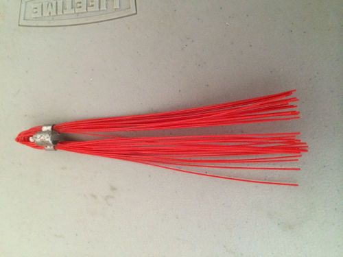 Survey Whiskers, Line Marker Flags, Red 6&#034; long, qty 100