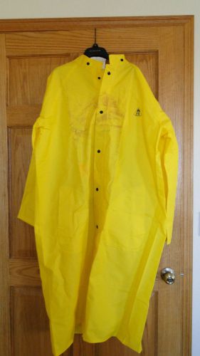 Tingley flame resistant long rain jacket with hood for sale