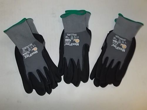 G tek maxiflex ultimate work gloves size: medium 3 pairs for sale