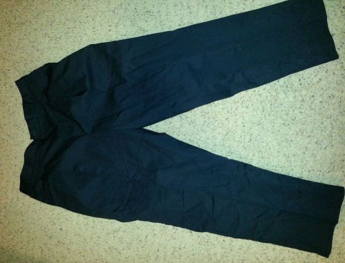 Cintas comfortflex mens pleated work pants! 36 30 Navy Blue. BRAND NEW WITH TAG