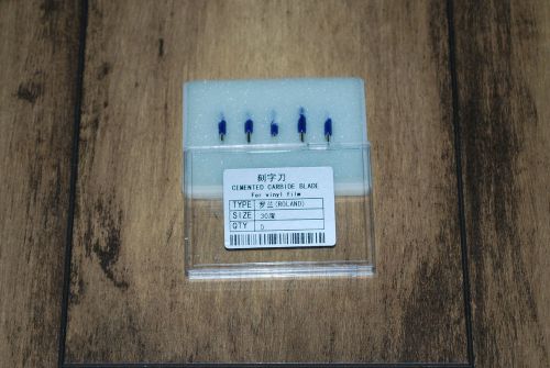 30° Blade (5pcs) for Roland cutter plotters, 100% Japan blade.