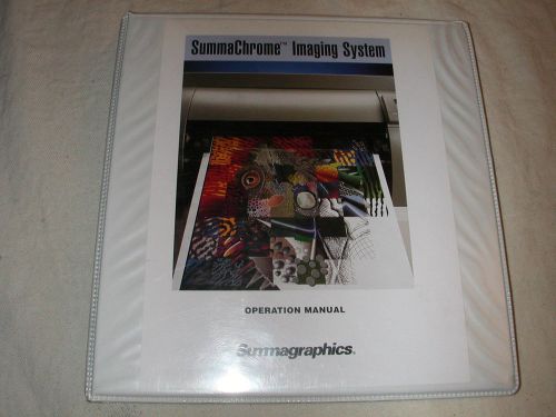SummaChrome Imaging System Operation Manual 1995