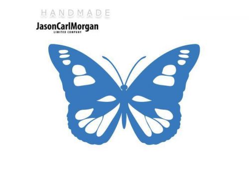 JCM® Iron On Applique Decal, Butterfly Sky Blue