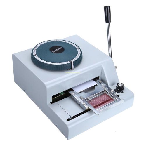 Hot sell 68-character pvc manual credit card embossing machine embosser for sale