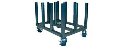 Heavy duty media mover - rolling media rack - holds 12 rolls of 2&#034; core media! for sale