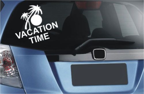 Vacation Time Figure Funny Car Vinyl Sticker Decal Truck Bumper Laptop - 221