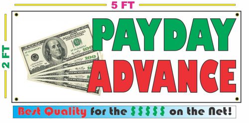 Full Color PAYDAY ADVANCE Banner Sign NEW LARGER SIZE Best Quality for the $$$