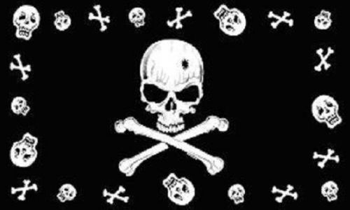 Skull And Bones Pirate Flag 3x 5&#039; Indoor Outdoor Banner