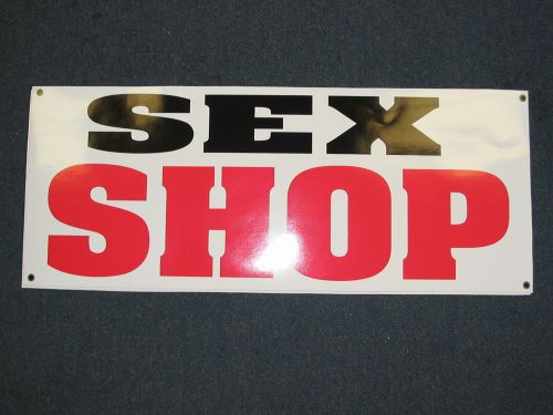 SEX SHOP Banner Sign 4 Adult Video Novelty Heels Lingerie Store Club Dance Ware