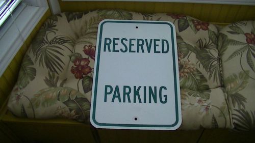 RESERVED PARKING SIGNS  PACK OF 4 SIGNS