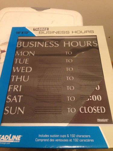 Business Hours Sign