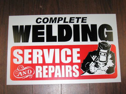 Auto or metal work shop sign: complete welding service for sale