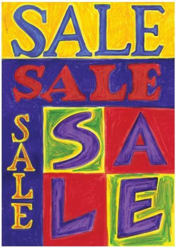 Sale house banner flag. 28 x 40 inch business outdoor store sign advertising for sale