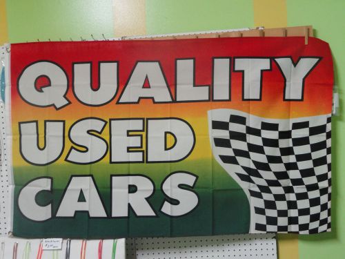 Quality Used Cars  Flag, 3x5 polyester