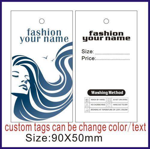custom lable for clothes,print your lable/logo on tags 300gsm  500PCS/lot X3