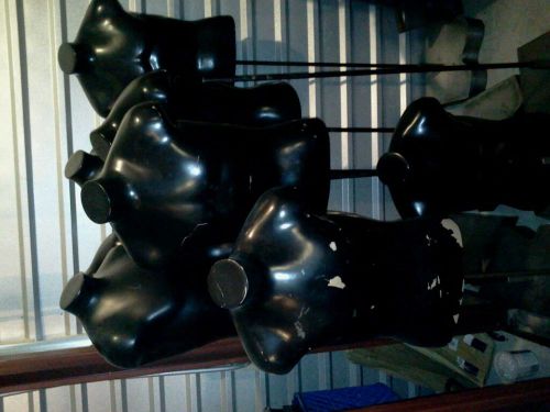 8 silvestri usa ca upper full torso mannequin form w metal base clothing display for sale