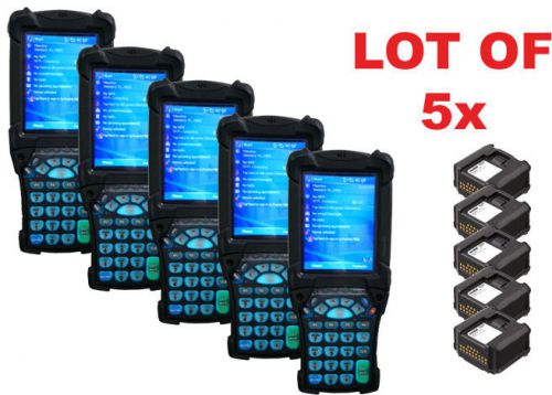 Lot (5) Symbol Motorola MC9090-SK0HJAFA6WR Wireless Barcode Scanner QR QRL Code