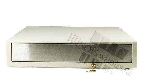Apg cash drawer s320-cw1820; multipro 24v i/f, white (new in box!) for sale