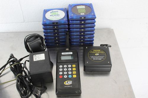 LONG RANGE SYSTEMS LRS Model T9550 Restaurant Retail Paging System 15 Coasters