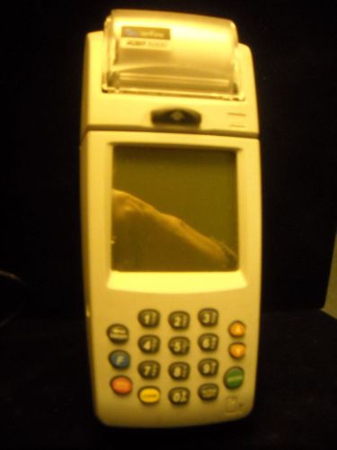 VERIFONE NURIT 8000 CREDIT CARD TERMINAL MACHINE WITH CHARGER