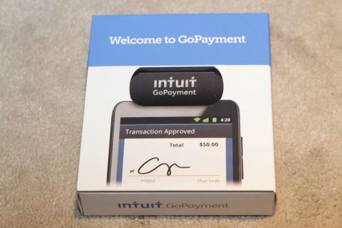 INTUIT GoPayment Smart Cell Phone Tablet Credit Card Reader / Scanner