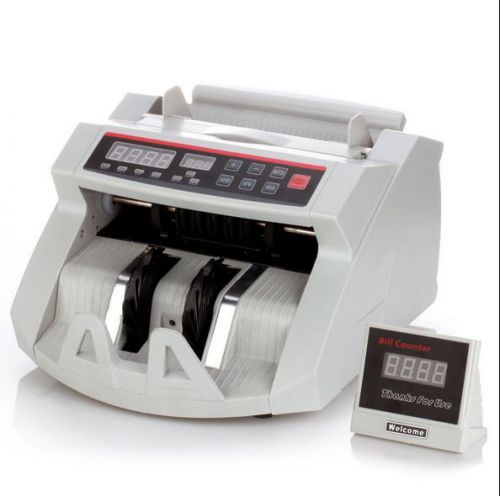 New bill money counter with display! counterfeit detector uv &amp; mg bank machine for sale
