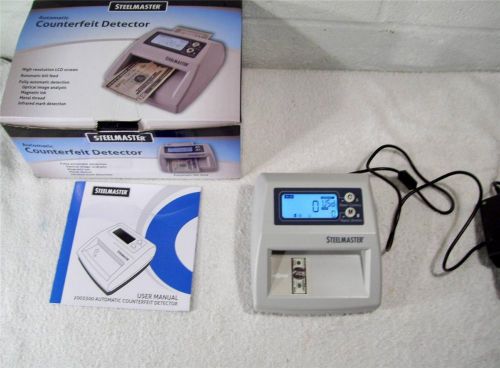 Steelmaster 2003300 Automatic Currency Cash Counterfeit Detector  ~WORKS GREAT~