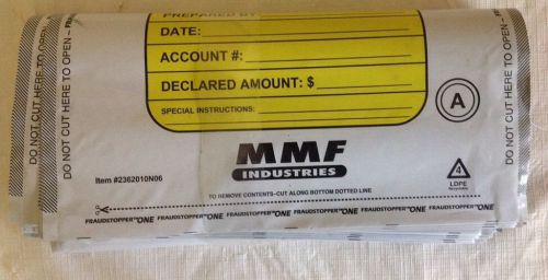 MMF 2362010N06 Tamper-Evident Deposit Bags 9&#034; X 12&#034; 50-Count