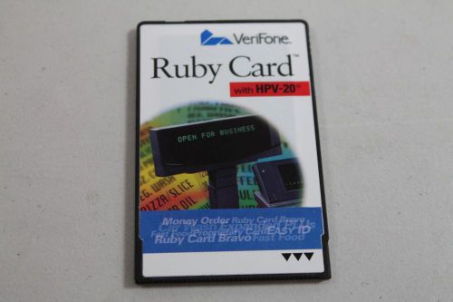 VeriFone Ruby Card with HPV-20 P040-07-506 Untested