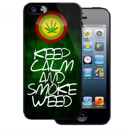 Case - Logo Keep Calm and Smoke Weed - iPhone and Samsung