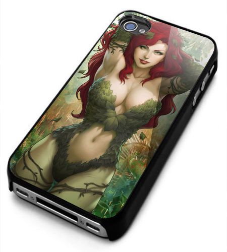 Poison Ivy Batman Comics Sexy Villain Logo iPhone 4/4s/5/5s/5c/6 Black Hard Case