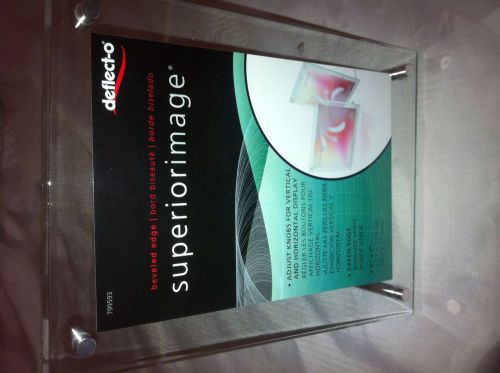 New Deflect-o Superior Image  Frames, 5 x 7, Clear