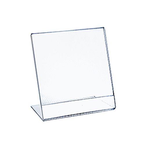 10-Piece Vertical Slanted, L-Shape 11&#034; Width by 14&#034; Height Acrylic Sign Holder