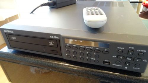 Nuvico analog 8 channel ev-8000 dvr - 1tb  with manual &amp; remote for sale