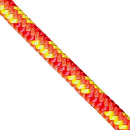 Tree climbing line 150&#039; yales xtc fire 16 strand,1/2&#034; 6200 lb strength,bright for sale