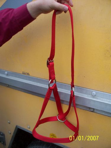 Bull (cow) halters usa made all metal hardware for sale