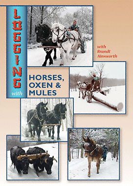 DVD Logging With Horses, Oxen &amp; Mules -Brandt Ainsworth