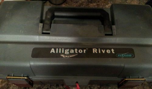 Brand new kit: 7&#034; flexco alligator rivet kit w/ plastic tool box, #artk-7 for sale