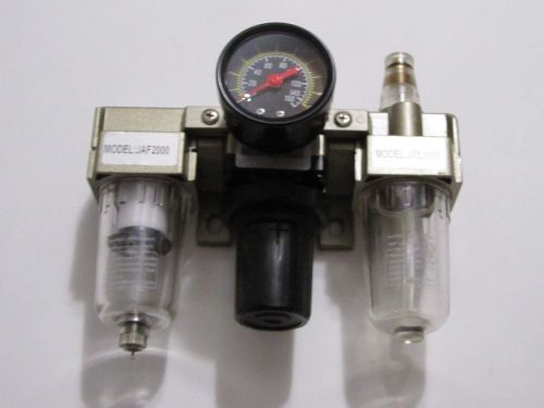 1/4&#034; npt air filter regulator lubricator combo  frl for sale