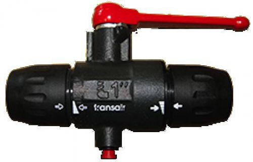 Transair 4089 25 00 1&#034; ID Double Female, Vented Valve New