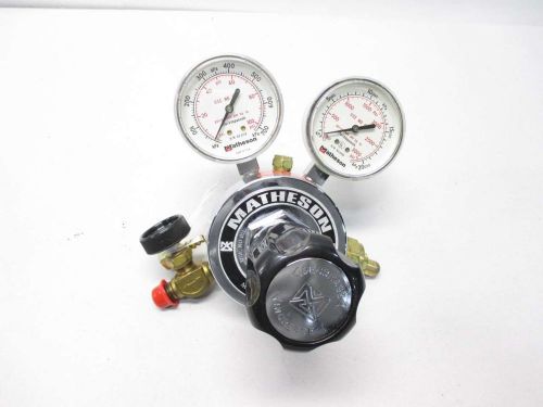 New matheson 8-350 twin gauge gas regulator d477260 for sale