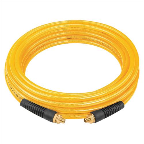 Dewalt 50-foot, 3/8-inch polyurethane air hose with 1/4-inch male for sale
