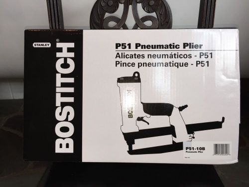 New In Box BOSTITCH P51-10B Pneumatic Stapling Pliers Stanley
