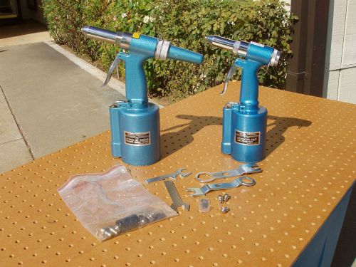 2 CENTRAL PNEUMATIC AIR RIVETERS AIRCRAFT RIVETER 1668 + 167 + MISC EXC COND