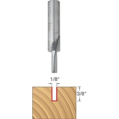 Freud 03-112 1/8-Inch Diameter by 3/8-Inch Single Flute Straight Router Bit New
