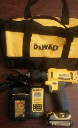 DEWALT DCD710S2 12-Volt Max 3/8-Inch Drill Driver Kit