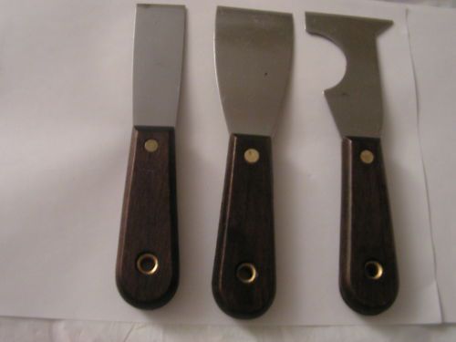 3 piece Paint Scraper/ Putty Knife Set (NEW)