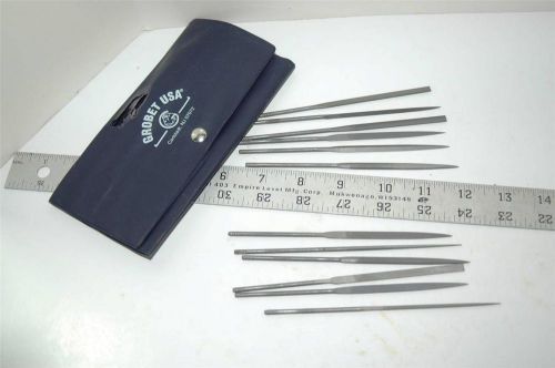 Needle file set grobet cut 4 31.677 aviation tool sheet metal hobby for sale