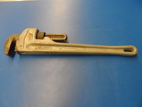 18 inch aluminum pipe wrench ridgid