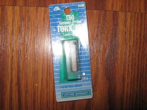 T50 tamper proof torx  bit cta made in usa 5/16&#034; hex drive 9509 lifetime warrant for sale
